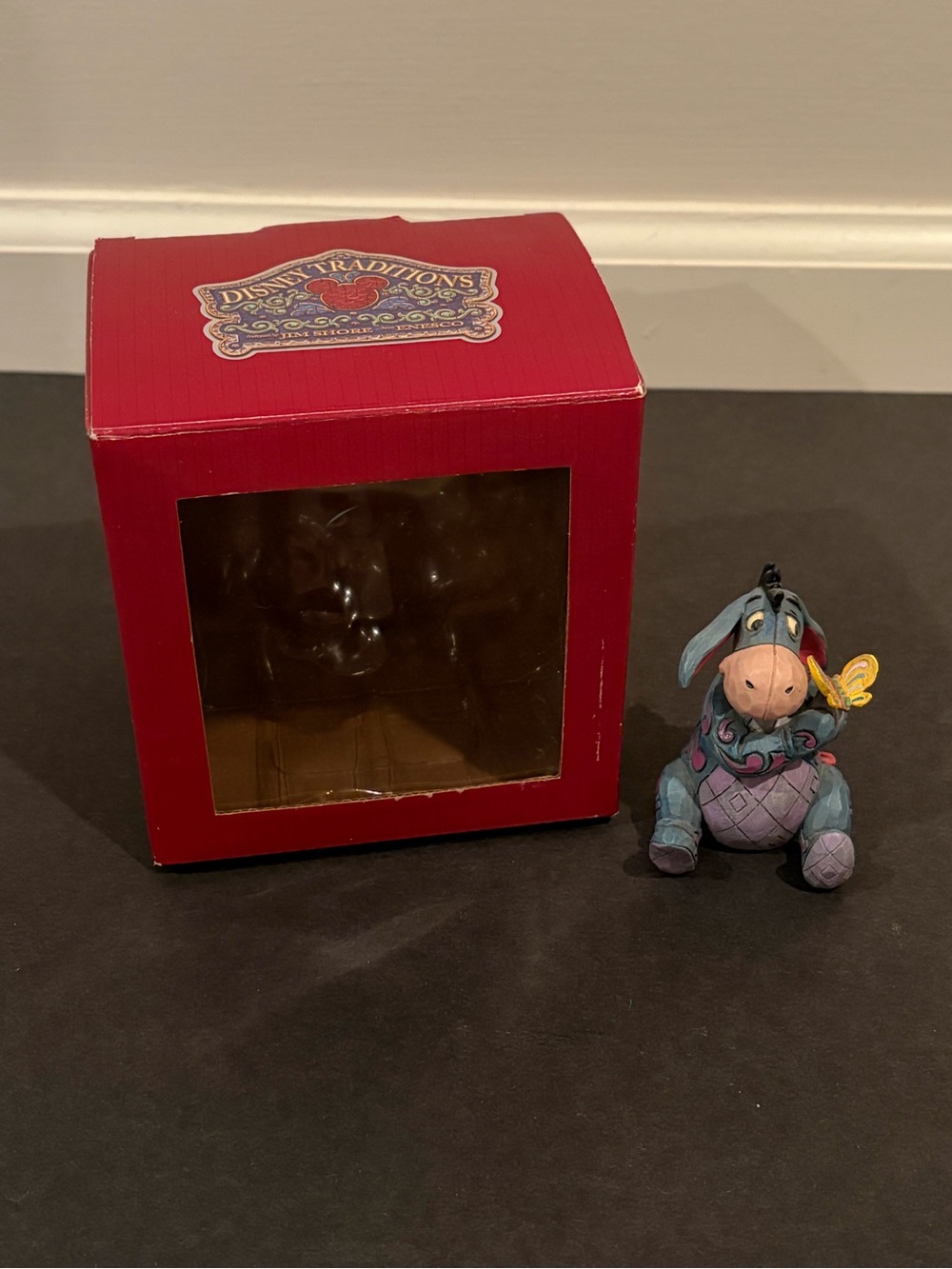 Jim Shore Disney Winnie the Pooh Eeyore Figurine with Butterfly